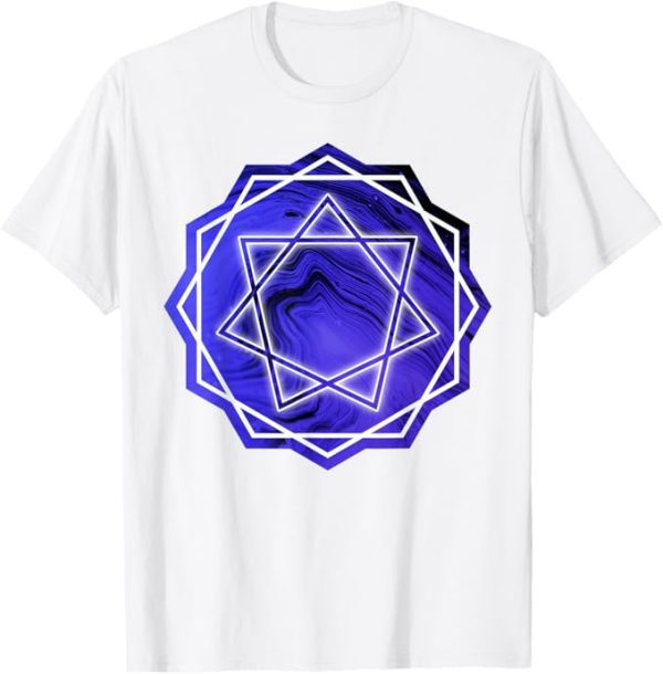 heptagram sacred geometry mandala shirt