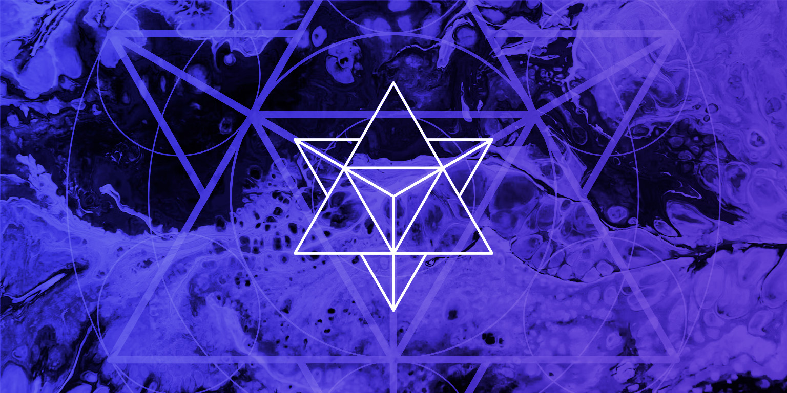 sacred geometry merkaba banner